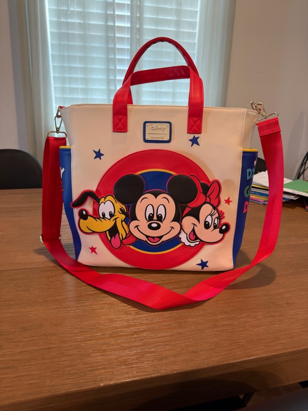 Disney Red White Blue Mickey & Friends Tote